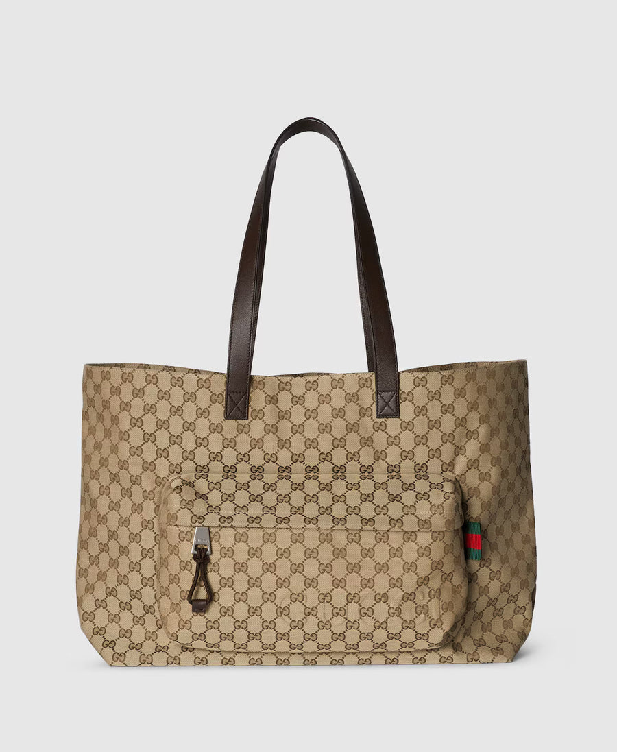 Cabas en toile GG maxi format