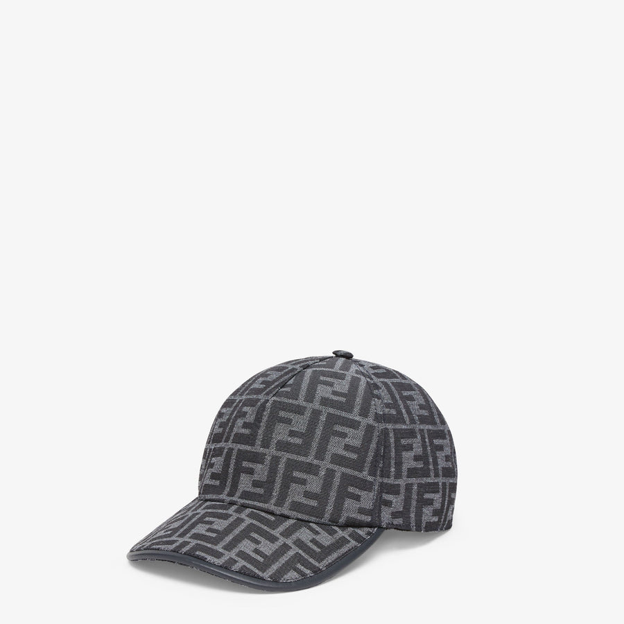 Casquette de baseball en tissu jacquard FF bleu