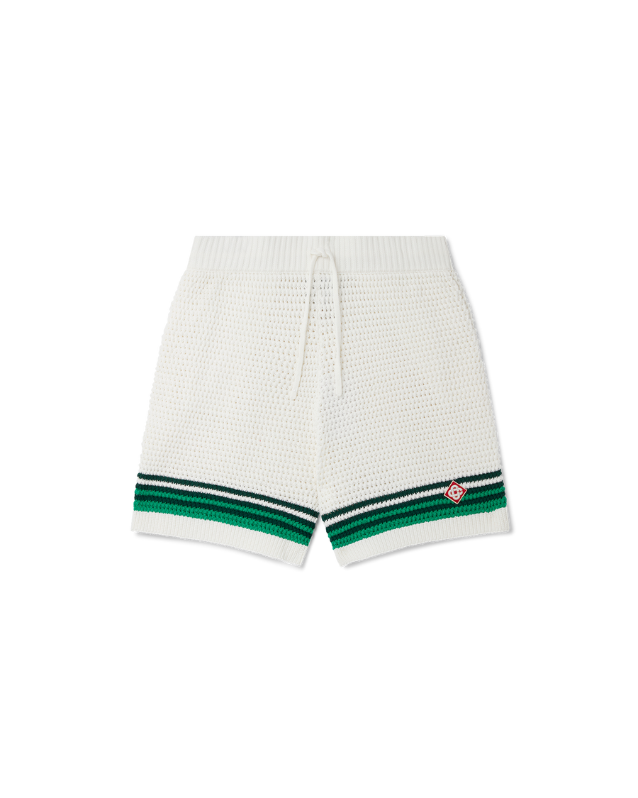 Tennis Crochet Shorts - casablanca