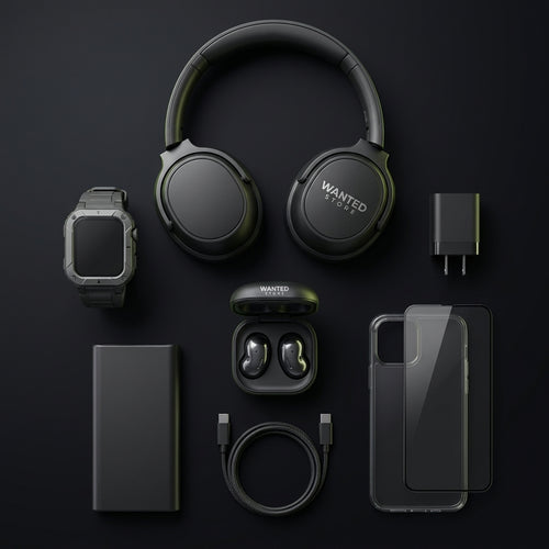 Box 7-en-1 iPhone Wanted Store avec casque sans fil à réduction de bruit