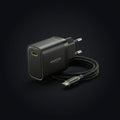 Chargeur rapide USB-C 20 W Wanted Store avec câble tressé